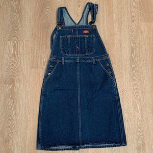 Dickies Denim Skirt Overall (Size Medium, Pre-owned)
